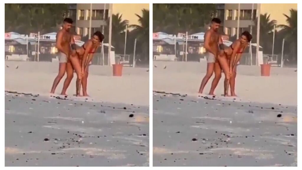 Couple Caught Having Sex On Arpoador Beach, In Rio De Janeiro (WATCH 18+)