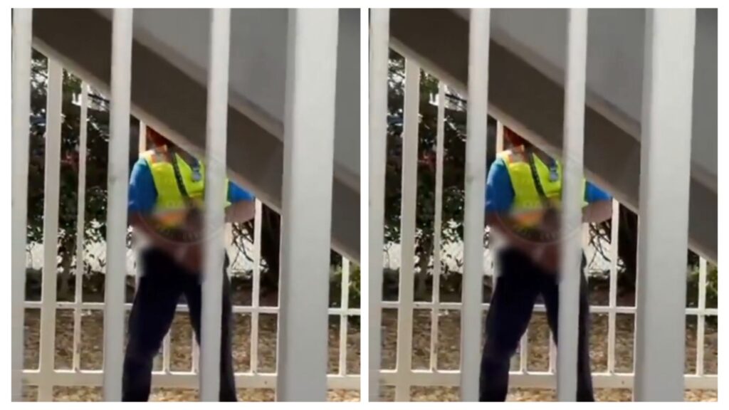 Metro Rail Security Guard Masturbating His Dick Meat Downtown Miami Dade (FULL VIDEO 18+)