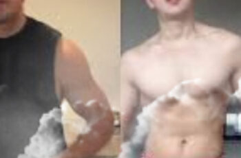 Enjoying White Shampoo From His Dick Video Leaked On Twitter (FULL VIDEO 18+)