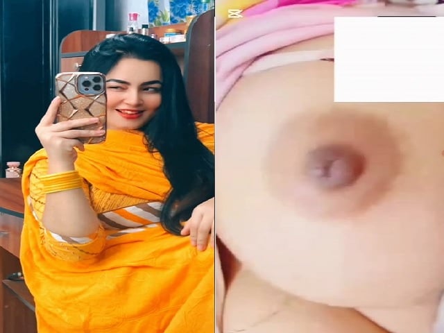 Gorgeous girlfriend white boobs showing to boyfriend (FULL VIDEO 18+)