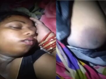 Sleeping mom boobs captured by horny son incest clip