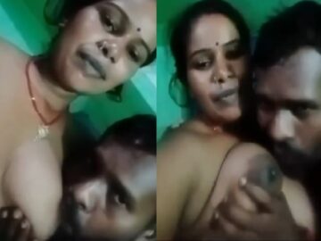 Village wife boob sucking by husband viral MMS